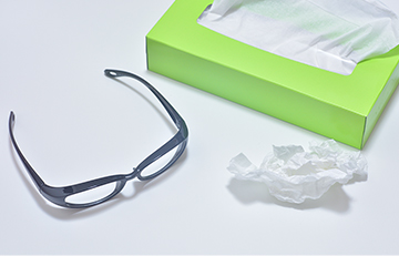 ティッシュで拭き取る!